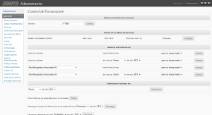 Captura de la intranet de Ecofon